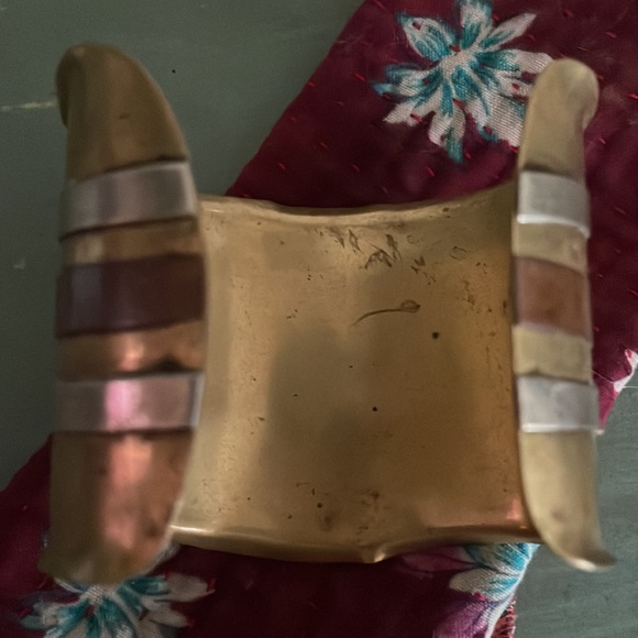 Vintage Copper brass cuff bracelet - Picture 3 of 4